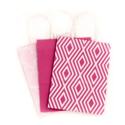 Hallmark 10.7" 12-Pack Assorted Kraft Paper Gift Bags -Lovely Souvenir Store 10.7 Prints and Solids 12Pack Assorted Gift Bags 5EGB6051 06