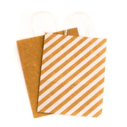 Hallmark 12.5" 12-Pack Assorted Kraft Paper Gift Bags -Lovely Souvenir Store 12.5 Prints and Solids 12Pack Assorted Gift Bags 5EGB6049 04