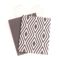 Hallmark 12.5" 12-Pack Assorted Kraft Paper Gift Bags -Lovely Souvenir Store 12.5 Prints and Solids 12Pack Assorted Gift Bags 5EGB6049 09