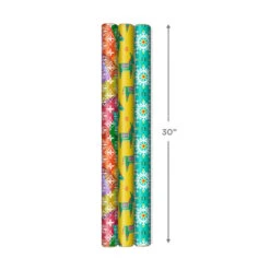 Hallmark Festive And Fun 3-Pack Multicolored Wrapping Paper, 120 Sq. Ft. -Lovely Souvenir Store 3Pack Festive and Fun Holiday Wrapping Paper 5JXW1082 03