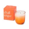 Paddywax Enneagram Challenger Incense And Smoke Jar Candle, 6 Oz. -Lovely Souvenir Store 8 Challenger Orange Ombre Glass Jar Candle EN0608 01