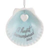 Hallmark A Heart Remembered 2023 Porcelain Ornament 1 Hallmark A Heart Remembered 2023 Porcelain Ornament -Lovely Souvenir Store A Heart Remembered Seashell Keepsake Ornament 1799QHX3037 01