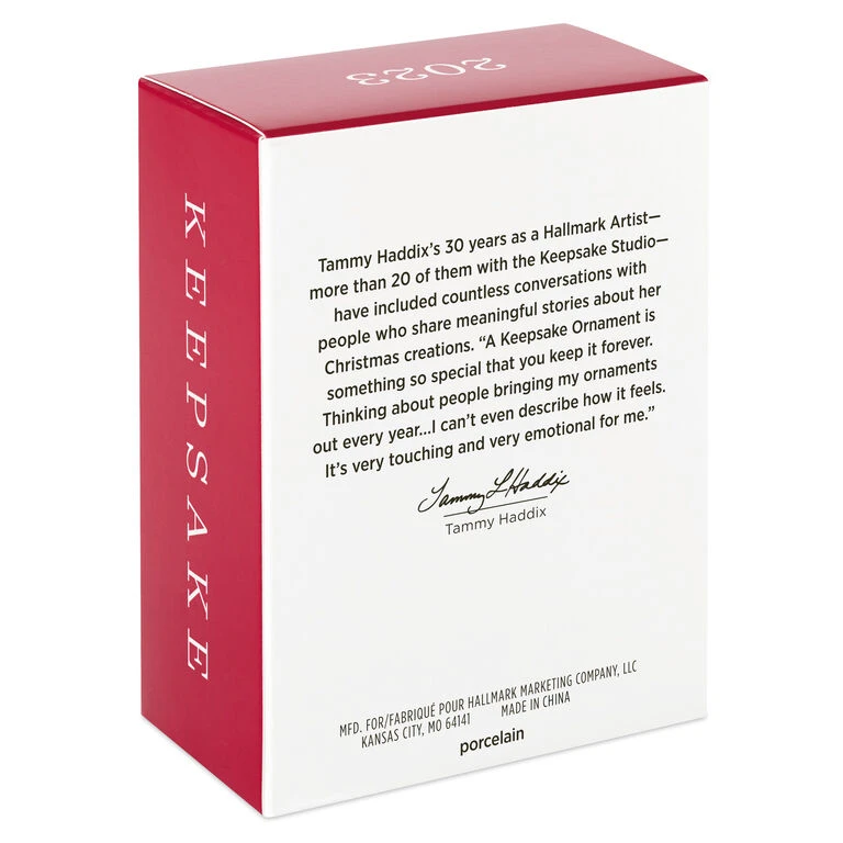Hallmark A Heart Remembered 2023 Porcelain Ornament 7 Hallmark A Heart Remembered 2023 Porcelain Ornament - Image 5