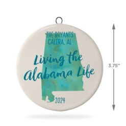 Hallmark Alabama Personalized State Ornament -Lovely Souvenir Store Alabama Personalized State Ornament 1999QHE1711B50 03