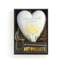 Demdaco Always & Forever Art Heart With Key Stand 9 Demdaco Always & Forever Art Heart With Key Stand -Lovely Souvenir Store Always Forever Heart Sculpture With Key 1003480432 04