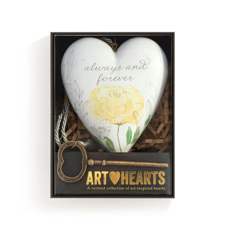 Demdaco Always & Forever Art Heart With Key Stand 6 Demdaco Always & Forever Art Heart With Key Stand - Image 4