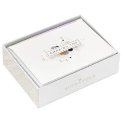 Hallmark Amazing You Boxed Blank Note Cards Multipack, Pack Of 8 10 Hallmark Amazing You Boxed Blank Note Cards Multipack, Pack Of 8 -Lovely Souvenir Store Amazing You Boxed Blank Note Cards Multipack 1CNT2201 04