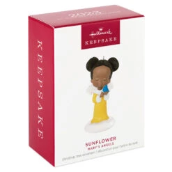 Hallmark Mary's Angels Sunflower Ornament 11 Hallmark Mary's Angels Sunflower Ornament -Lovely Souvenir Store Angel on Cloud With Bluebird Keepsake Ornament 1599QXR8227 04