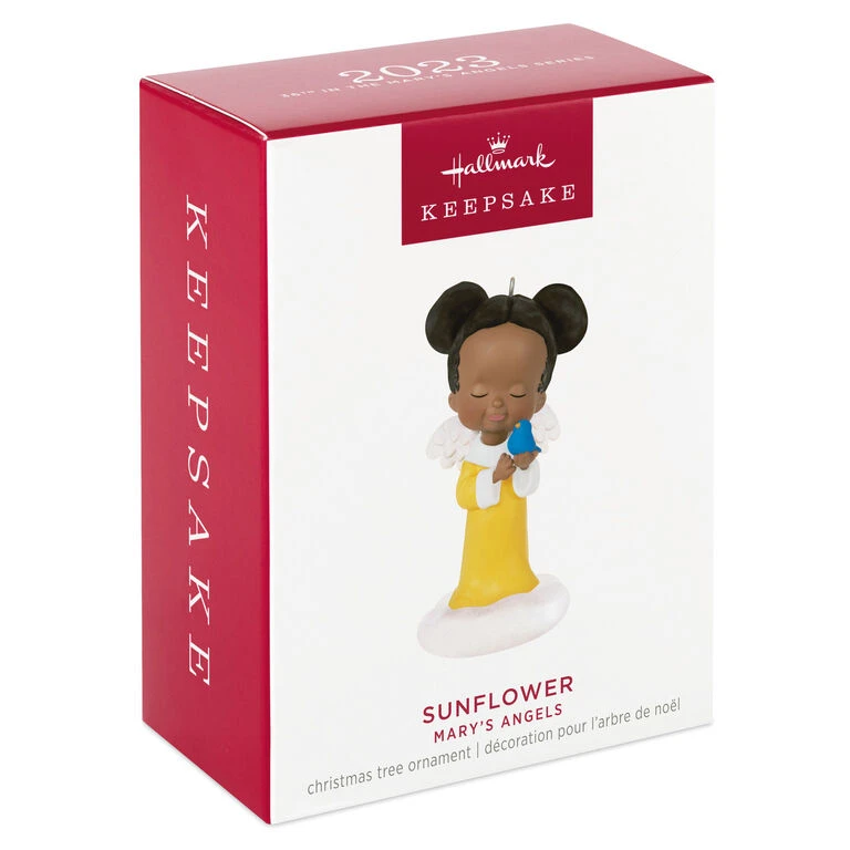 Hallmark Mary's Angels Sunflower Ornament 6 Hallmark Mary's Angels Sunflower Ornament - Image 4