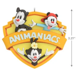 Hallmark Animaniacs™ Zany To The Max! Ornament -Lovely Souvenir Store Animaniacs Logo Keepsake Ornament 1899QXI6057 03