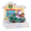 Hallmark Happy Holiday Parade Collection Anita's Pet Shop Musical Ornament With Light -Lovely Souvenir Store Anitas Pet Shop Store and Truck Keepsake Ornament 3499QGO2519 01