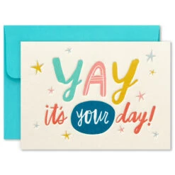 Hallmark Assorted Modern Lettering Blank Note Cards, Box Of 24 -Lovely Souvenir Store Assorted Modern Lettering Blank Note Cards 1499TYN2430 04