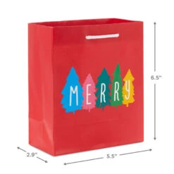 Hallmark 6.5" Sweet Surprises 8-Pack Small Christmas Gift Bags Assortment -Lovely Souvenir Store Assorted Small Christmas Gift Bags 5XGB1430 03