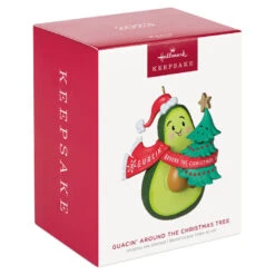 Hallmark Guacin' Around The Christmas Tree Ornament With Sound -Lovely Souvenir Store Avocado and Christmas Tree Keepsake Ornament 2199QGO2839 04