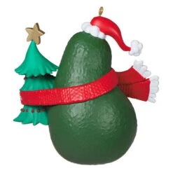 Hallmark Guacin' Around The Christmas Tree Ornament With Sound -Lovely Souvenir Store Avocado and Christmas Tree Keepsake Ornament 2199QGO2839 06