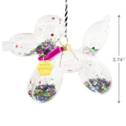 Signature Balloon Dog Premium Glass Hallmark Ornament 8 Signature Balloon Dog Premium Glass Hallmark Ornament -Lovely Souvenir Store Balloon Animal Dog Premium Glass Christmas Ornament 1HDL2168 03