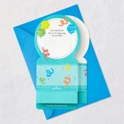 Hallmark All The Happiness Snow Globe Musical 3D Birthday Card With Motion -Lovely Souvenir Store Balloons Snow Globe Musical Motion 3DBirthday Card 1299WDR1212 07