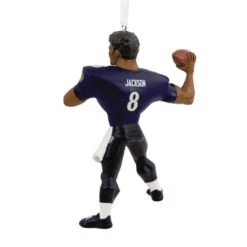 NFL Baltimore Ravens Lamar Jackson Hallmark Ornament -Lovely Souvenir Store Baltimore Ravens Lamar Jackson Christmas Ornament 1OSL2097 05