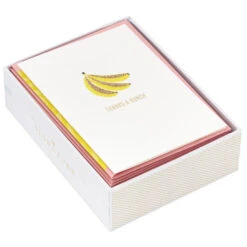 Hallmark Thanks A Bunch Boxed Blank Thank-You Notes, Pack Of 8 -Lovely Souvenir Store Banana Bunch Boxed Blank ThankYou Notes Multipack 1THK4117 05