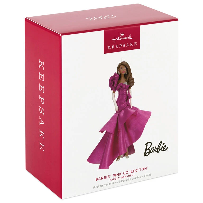 Hallmark Barbie™ Pink Collection™ 2023 Porcelain And Fabric Ornament 6 Hallmark Barbie™ Pink Collection™ 2023 Porcelain And Fabric Ornament - Image 4