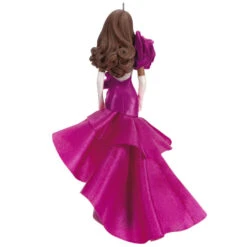 Hallmark Barbie™ Pink Collection™ 2023 Porcelain And Fabric Ornament 13 Hallmark Barbie™ Pink Collection™ 2023 Porcelain And Fabric Ornament -Lovely Souvenir Store Barbie in Hot Pink Dress Keepsake Ornament 4999QXI7007 06