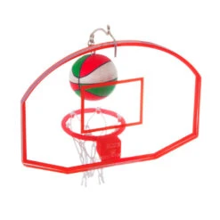 Hallmark Basketball Star 2023 Ornament -Lovely Souvenir Store Basketball Goal and Ball Keepsake Ornament 1399QGO2699 06