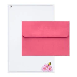 Hallmark Marjolein Bastin Pink Flowers Stationery Set, 40 Sheets -Lovely Souvenir Store Bastin Pink Flowers Blank Sheets Stationery Set 1STN1142 03