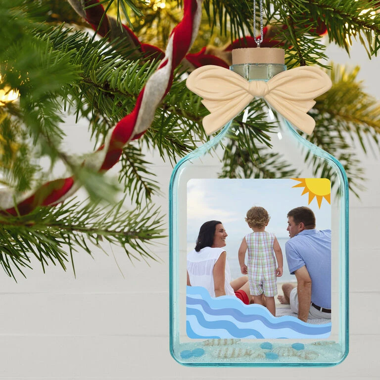 Hallmark A Day At The Beach Sun & Waves Personalized Photo Ornament 4 Hallmark A Day At The Beach Sun & Waves Personalized Photo Ornament - Image 2