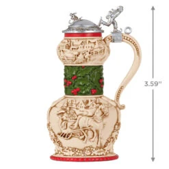Hallmark Beer Stein 2023 Ornament -Lovely Souvenir Store Beer Stein Keepsake Ornament 1799QGO2487 03