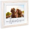Malden Best Adventure Ever Picture Frame, 4x6 -Lovely Souvenir Store Best Adventure Ever Whitewashed Wood Picture Frame 1029046 01