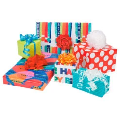 Hallmark Birthday Celebration 3-Pack Reversible Wrapping Paper 10 Hallmark Birthday Celebration 3-Pack Reversible Wrapping Paper -Lovely Souvenir Store Birthday Celebration 3Pack Reversible Wrapping Paper 5EWR2946 02