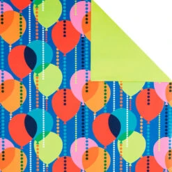 Hallmark Birthday Celebration 3-Pack Reversible Wrapping Paper 13 Hallmark Birthday Celebration 3-Pack Reversible Wrapping Paper -Lovely Souvenir Store Birthday Celebration 3Pack Reversible Wrapping Paper 5EWR2946 05