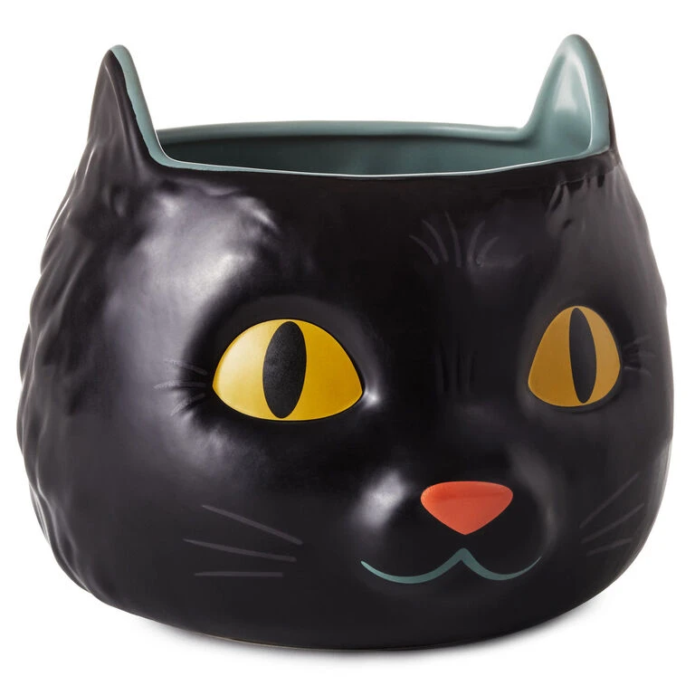 Hallmark Black Cat Glow-in-the-Dark Bowl 3 Hallmark Black Cat Glow-in-the-Dark Bowl