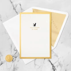 Hallmark Fun And Frightful 3D Pop-Up Halloween Card -Lovely Souvenir Store Black Cat on Pumpkins 3D PopUp Halloween Card 1299IEH1003 06