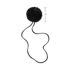 Hallmark 26" Black-and-White Fabric Gift Wrap With Elastic Band -Lovely Souvenir Store BlackandWhite Square Flat Wrapping Cloth 1299EJR6377 05