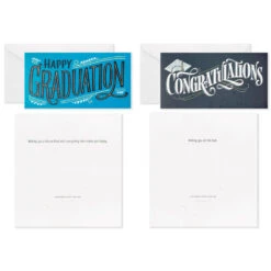 Hallmark Sophisticated Assorted Money Holder Graduation Cards, Pack Of 36 13 Hallmark Sophisticated Assorted Money Holder Graduation Cards, Pack Of 36 -Lovely Souvenir Store Blue Black Money Holder Graduation Cards Assortment 5GEY1002 03
