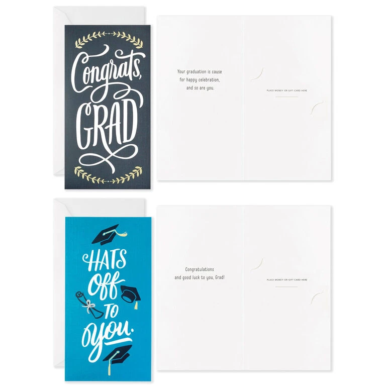 Hallmark Sophisticated Assorted Money Holder Graduation Cards, Pack Of 36 7 Hallmark Sophisticated Assorted Money Holder Graduation Cards, Pack Of 36 - Image 5