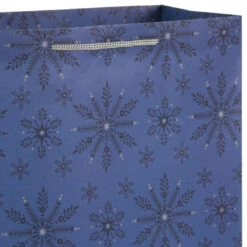 Hallmark Bulk Blue And Gray 18-Pack Holiday Gift Bags, Assorted Sizes And Designs -Lovely Souvenir Store Blue and Gray Holiday Gift Bags Bulk Pack 5XGB1425 04