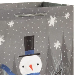 Hallmark Bulk Blue And Gray 18-Pack Holiday Gift Bags, Assorted Sizes And Designs -Lovely Souvenir Store Blue and Gray Holiday Gift Bags Bulk Pack 5XGB1425 06