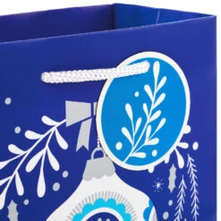 Hallmark Blue And Silver 8-Pack Holiday Gift Bags, Assorted Sizes And Designs 13 Hallmark Blue And Silver 8-Pack Holiday Gift Bags, Assorted Sizes And Designs -Lovely Souvenir Store Blue and Silver Holiday Gift Bags Bulk Pack XGB4895 06