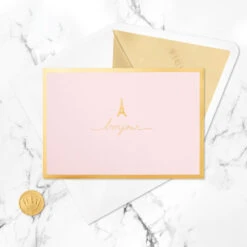 Hallmark Bonjour Eiffel Tower 3D Pop-Up Hello Card -Lovely Souvenir Store Bonjour Eiffel Tower 3D PopUp Hello Card 1299LAD9664 06