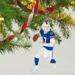 Featured Products -Lovely Souvenir Store Buffalo Bills Josh Allen Keepsake Ornament 2299QXR8247 02