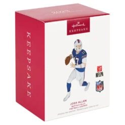 Hallmark NFL Buffalo Bills Josh Allen Football Legends Ornament -Lovely Souvenir Store Buffalo Bills Josh Allen Keepsake Ornament 2299QXR8247 04