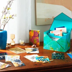 Hallmark Assorted Mahogany All-Occasion Greeting Cards In Green Watercolor Organizer, Box Of 24 13 Hallmark Assorted Mahogany All-Occasion Greeting Cards In Green Watercolor Organizer, Box Of 24 -Lovely Souvenir Store Bulk Pack Assorted Mahogany Cards in Storage Box 5EBN1044 06