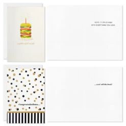 Hallmark Colorful Classic Boxed All-Occasion Cards Assortment, Pack Of 12 -Lovely Souvenir Store Celebrate Assorted Boxed AllOccasion Cards 3EDX1204 05