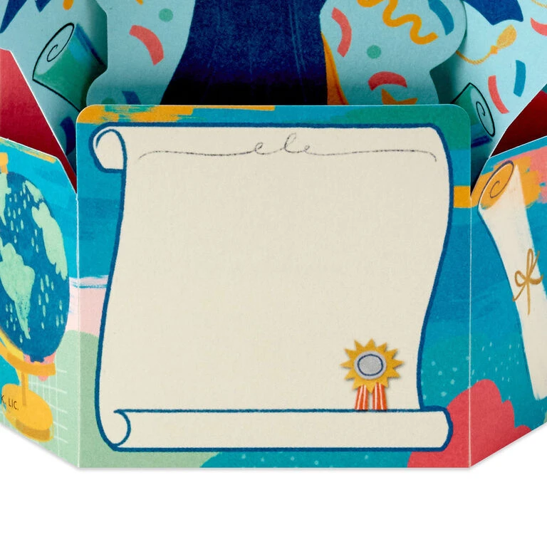 Hallmark Celebrating You 3D Pop-Up Graduation Cards, Pack Of 8 7 Hallmark Celebrating You 3D Pop-Up Graduation Cards, Pack Of 8 - Image 5