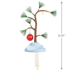Hallmark The Peanuts® Gang A Charlie Brown Christmas Ornament And Stocking Hanger -Lovely Souvenir Store Charlie Brown Tree Keepsake OrnamentStocking Hanger 1QSB6299 03