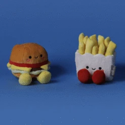 Featured Products -Lovely Souvenir Store Cheeseburger and French Fries Magnetic Plush 1KID1643 02