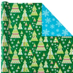 Hallmark Christmas Cheer 4-Pack Reversible Wrapping Paper Assortment, 150 Sq. Ft. 13 Hallmark Christmas Cheer 4-Pack Reversible Wrapping Paper Assortment, 150 Sq. Ft. -Lovely Souvenir Store Christmas Cheer Assortment Reversible Wrapping Paper 5JXW1736 05
