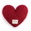 Demdaco Red Giving Heart Pillow -Lovely Souvenir Store Christmas Red Knitted Giving Heart Pillow 1004440111 01